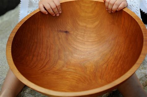 24 inch wooden salad bowl.